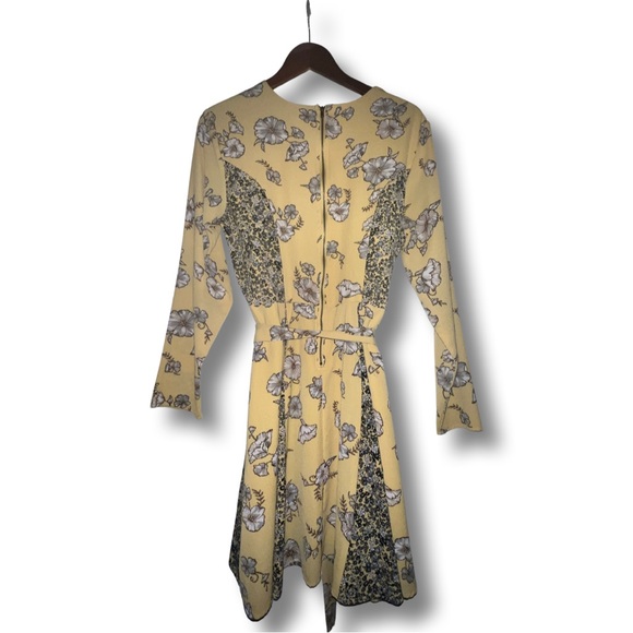 Yellow floral skater dress - Picture 2 of 3